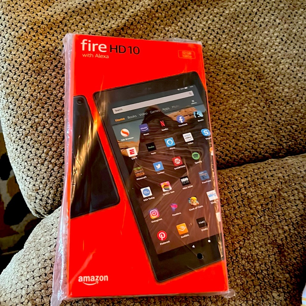 Brand new in wrapper Fire HD10 with Alexa